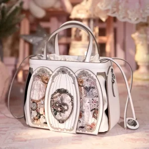 SR Anthracene Original Snake Year Limited Edition Bundle Pocket Hollow Handbag Light Luxury Cross Shoulder Embroidered Drawstrin - AliExpress Women's Handbags