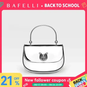 BAFELLI 2026 NEW WOMEN'S HANDBAG CAT EVENING PURSE LUXURY BRAND DESIGNER STYLE FASHION CASUAL CROSSBODAY LEATHER STYLISH - AliExpress Women's Handbags