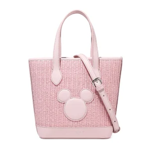 Genuine Disney Purses And Handbags Original Case Mickey Knitting Series Simple Casual Bucket Bag Portable Shoulder Bag 329 - AliExpress Women's Handbags