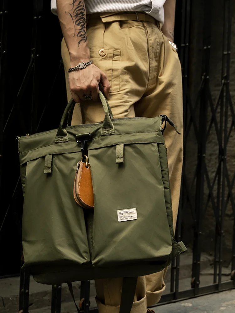 U.S. Military Nylon Jumbo Helmet Handbag Men Waterproof Bag Vintage Jet fighter pilot backpack - AliExpress Travel Bags