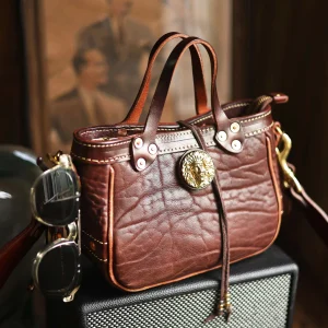 High-quality heavy first layer cowhide wome small handbag fashion vintage handmade genuine leather cute shoulder crossbody bag - AliExpress Women's Handbags