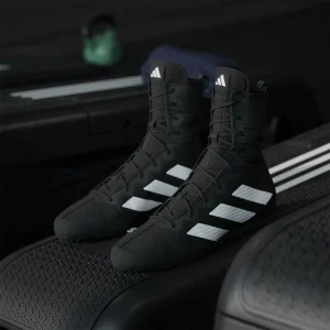 Adidas genuine BOX HOG 4 Men and Women's Indoor High-Top Boxing Sports Shoes JS4684 - AliExpress Sneakers