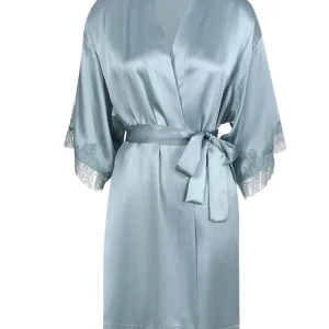 BirdTree, 16MM 100%Real Silk Lace Night Robe, Women V Neck 3/4 Sleeve, Elegant Sexy Pajamas, 2026 Summer Autumn New P550143QM - AliExpress Women's Sleep & Lounge