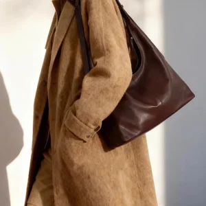 Fashion Simple Retro Genuine Leather Women Tote BagHandbag Real Leather Lady Underarm Shoulder Crossbody Commuter Bag Big - AliExpress Women's Handbags