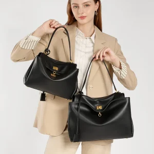 High-End Genuine Leat Armpit Bag Women's Top Layer Cowhide Large Capacity Commuting Shoulder Tote Bag armpit top Bag KZ019 - AliExpress Women's Handbags