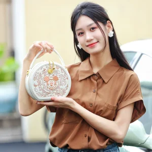 Genuine Disney Purses And Handbags Original Case Mickey Joint Round Art Pattern Women's Shoulder Bag 349 - AliExpress Women's Handbags