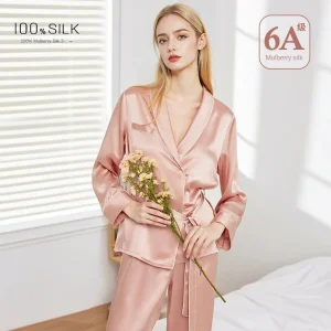 19 Momme 100 Mulberry Silk Pajama Set Women Ultra Soft Comfortable Luxury Satin Sleepwear 2 Piece Loungewear Set - AliExpress Women's Sleep & Lounge