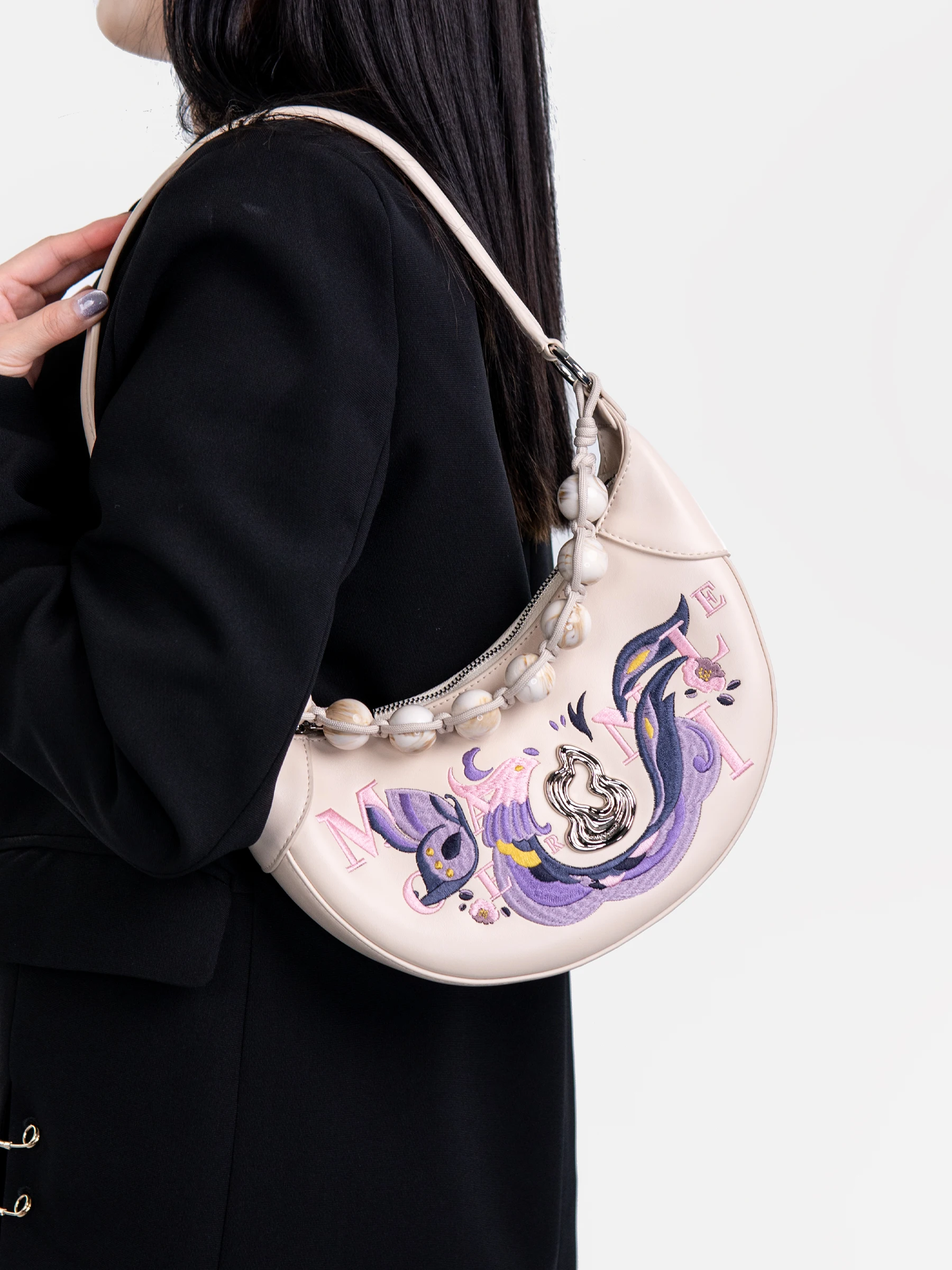 Chinese Style Underarm Bag Women 2025 New Niche Original New Chinese Embroidery Crescent Foreign Style Shoulder Bag for Women - AliExpress Women's Handbags