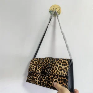 High Quality Designer Real leather shoulder Bag Genuine Leather Leopard Handbag Party Holiday Meeting - AliExpress Women's Handbags