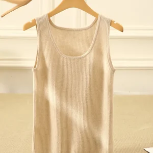 Commuter Sle round Ne Svel Knitted Vest Women's Overhead Base Layer Camere Loose Fit Warmth Emitting - AliExpress Sweaters&Jumpers