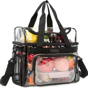Heavy Duty Clear Lunch Tote - Durable Crossbody Bag for Games, Travel & Work - AliExpress Travel Bags