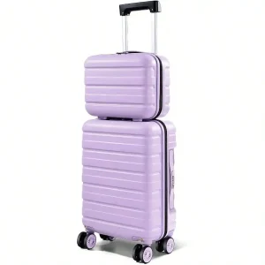 Lekesrping 16 Inch Underseat Carry On Luggage Women With Cosmetic Lightweight Under Carry On Suitcase With Cosmetic 360 Wheels Airline TAS Approved - AliExpress Luggage