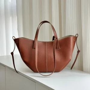 Ladies' high-quality luxury lychee patterned cowhide large capacity commuting tote bag handbag - AliExpress Women's Handbags