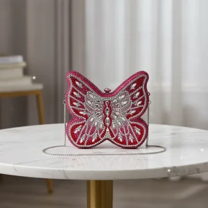 High Quality New Clutch Bag Diamond-encrusted Flat Bottom butterfly Design Magnetic Clasp Closure Model for Evening Bag Luxury - AliExpress Women's Handbags