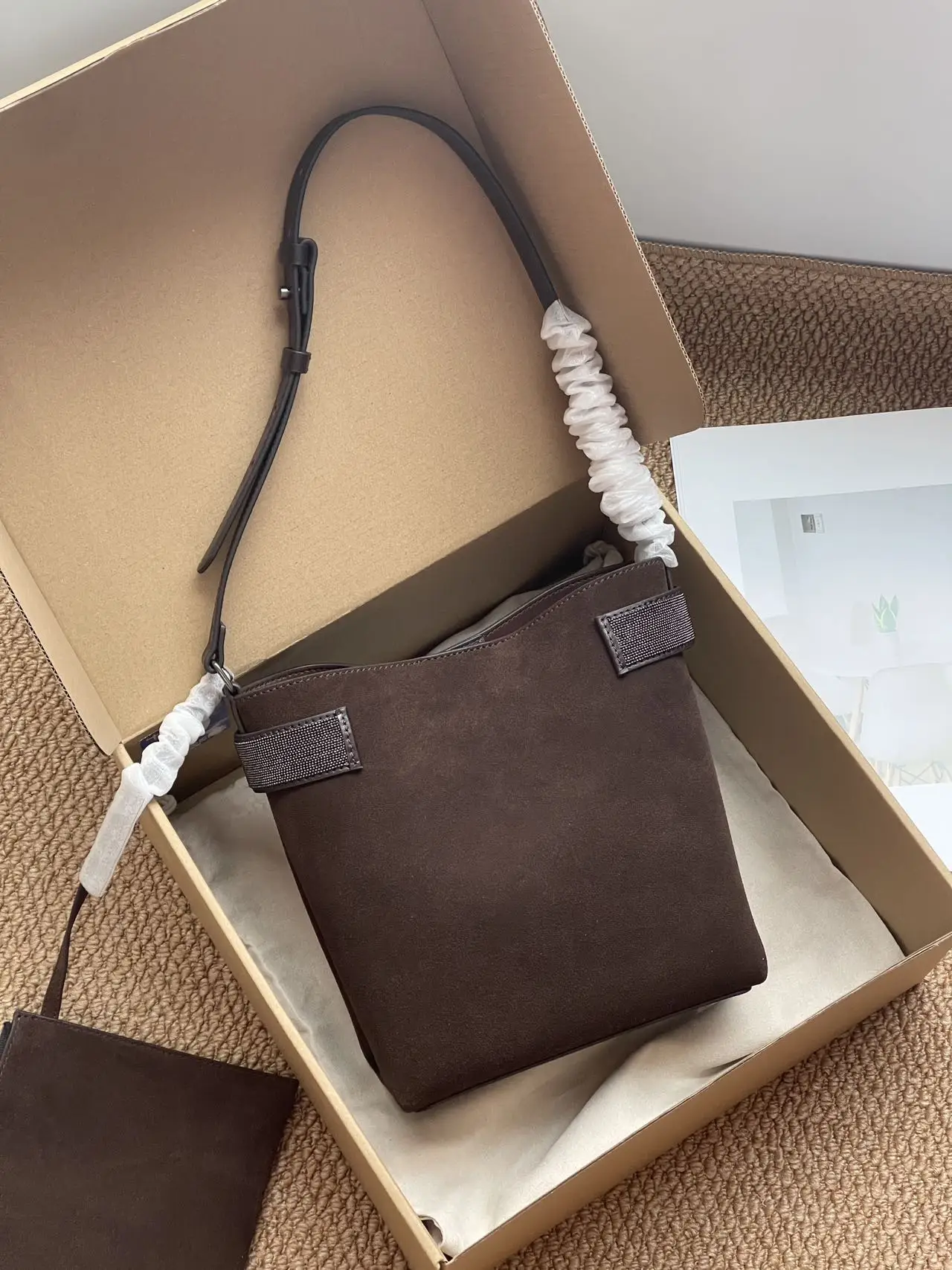 Women's Beaded-Chain Bucket Bag — Stylish, Versatile, and Casual — Shoulder Bag & Pouch Set for Commuting - AliExpress Travel Bags