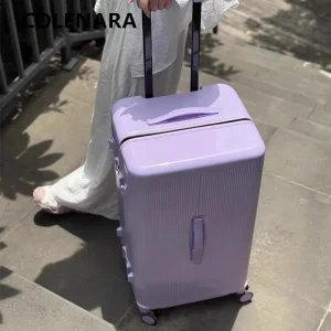 COLENARA High Quality Suitcase Women Boarding Box Men Trolley Case Large Capacity 20"24"28 Inch Cart Type Travel Bag Luggage - AliExpress Luggage