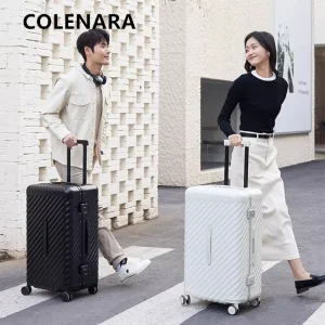 COLENARA ABS+PC Suitcase 20 Inch Boarding Case 24"26"Men's Trolley Case 28"Trolley Style Travel Bag Women's Rolling Luggage - AliExpress Luggage