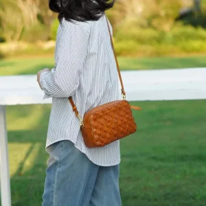 outdoor casual luxury handmade genuine leather woven women's messenger bag vintage natural real cow leather ladies shoulder bag - AliExpress Women's Handbags