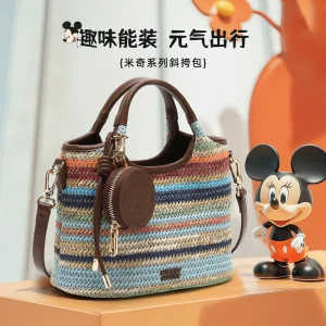 Genuine Disney Purses And Handbags Original Case Mickey Series Color Matching Messenger Bag Women's Large Capacity Playful Handb - AliExpress Women's Handbags
