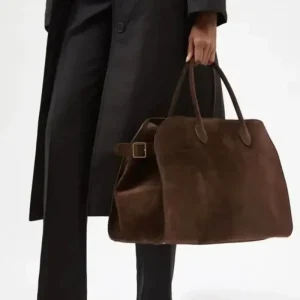 Design handbag leather high-capacity commuting bag, cowhide suede briefcase - AliExpress Women's Handbags
