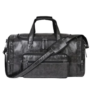 Luxury Travel Bag for Men PU Leather Extra Large Capacity Hand Carry Shoulder Crossbody Bag Purse Handbag Business Trip - AliExpress Travel Bags