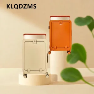 KLQDZMS Laptop Suitcase Front Opening Boarding Case Men's ABS+PC Trolley Case 18"20"24 Inch Women's Handheld Travel Luggage - AliExpress Luggage
