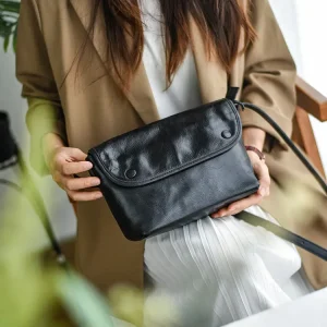 casual vintage vegetable tanned cowhide women's shoulder bag outdoor daily travel handmade genuine leather crossbody bag - AliExpress Women's Handbags