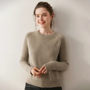 Stylish Women's Pullover Sweater Clothing 100% Cashmere Sweater O-Neck Office Female Autumn Winter Pullover Raglan Sleeves Knit - AliExpress Sweaters&Jumpers