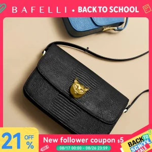 BAFELLI 2026 NEW TREND BOXY MESSAGE BAG LEATHER CAT WOMEN'S CROSSBODY FEMALE SHOULDER PURSE STYLISH FASHION LUXURY DESIGNER - AliExpress Women's Handbags