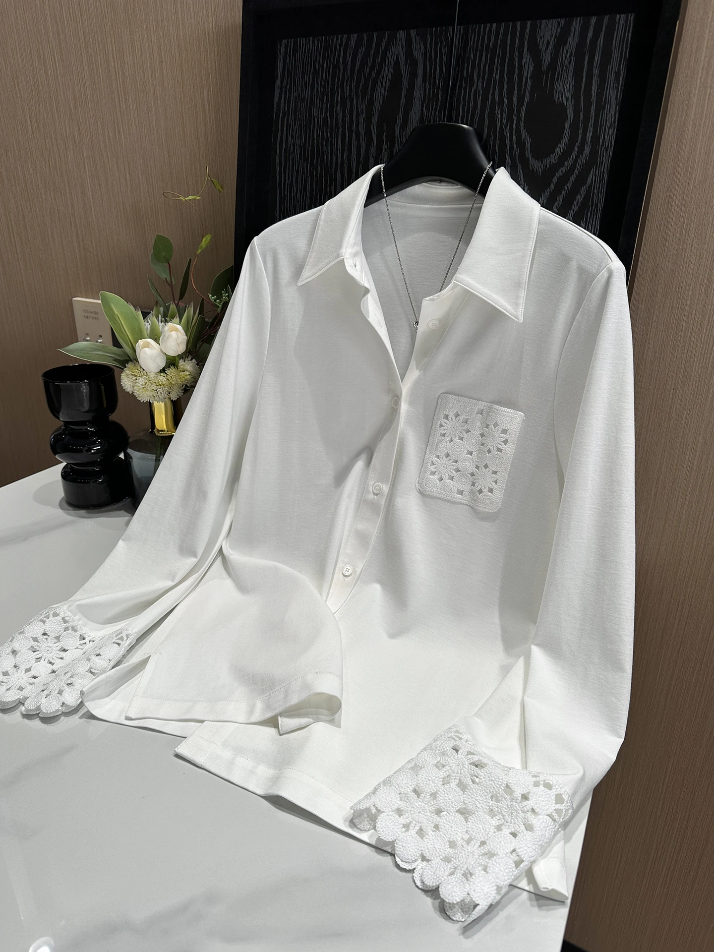Unique Elegant White Cotton Shirt Age-Defying Fashionable Design Spring 2026 New Arrival Women's Premium Quality Loose Fit Top - AliExpress Shirts & Blouses