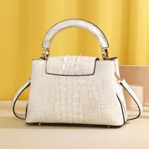 New Fashion Alligator Pattern Women Handbags European Designer Cow Genuine Leather Shoulder Bags Female Girl Brand Crossbody Bag - AliExpress Women's Handbags