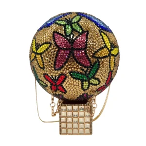 Butterfly Hot Air Balloon Diamond Wedding Party Purses Crystal Evening Bag Clutch Women  Rhinestone Purses Lady Handbags Female - AliExpress Women's Handbags