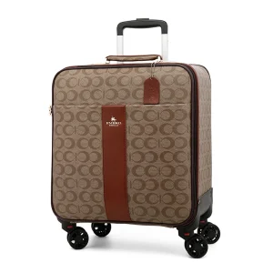 New Adults PU Leather Trolley Luggage Women Fashion Rolling Luggage Men Luxury Trolley Suitcase Travel Bag Boarding Box - AliExpress Luggage