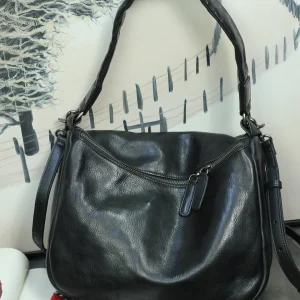 Weekend daily travel luxury first layer cowhide women's shoulder bag casual simple soft genuine leather ladies underarm bag - AliExpress Women's Handbags