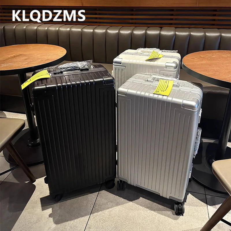 KLQDZMS Women's Suitcase 24 Inches ABS + PC Trolley Case 26" Business Large Capacity Zipper Password Box Handheld Travel Luggage - AliExpress Luggage