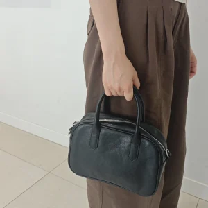 First layer cowhide women's bag Boston handbag purse shoulder messenger underarm bag - AliExpress Women's Handbags