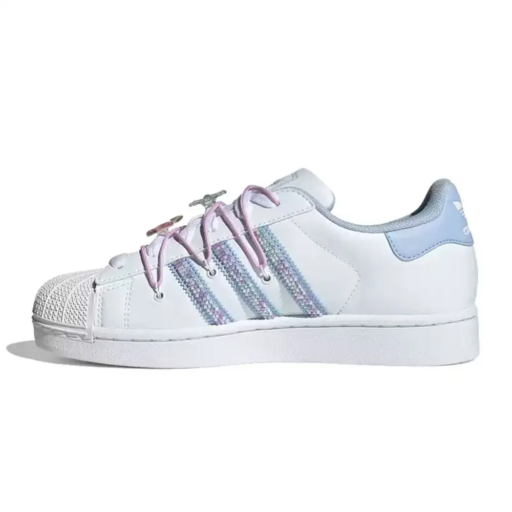 adidas Originals Superstar 2 Trefoil Collection Comfortable and versatile low-top sneakers for women White JR1332 - AliExpress Sneakers