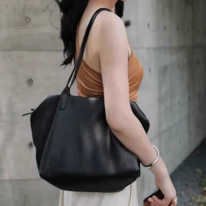 Fashion Unique Luxury Genuine Leather Women BagHandbag Big Simple Casual Cowhide Lady Underarm Shoulder Commuter Bag Niche - AliExpress Women's Handbags