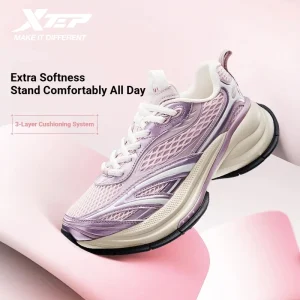 Xtep Basque 3 Sneakers Women Lightweight Trendy Durability Wear-Resistant Thick Sole Sports Female Shoes 874218320006 - AliExpress Sneakers
