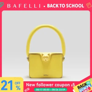 BAFELLI 2026 BAGS FOR WOMEN'S HANDBAG FASHION TREND BOXY LUXURY DESIGNER BRAND GENUINE LEATHER ORIGINAL FLAP PURSE EVENING CAT - AliExpress Women's Handbags