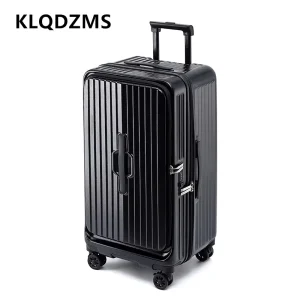 KLQDZMS Carry-on Travel Luggage Side Opening Boarding Case 20"24"26"28 Inch Large Capacity Luggage Women's Cabin Suitcase - AliExpress Luggage
