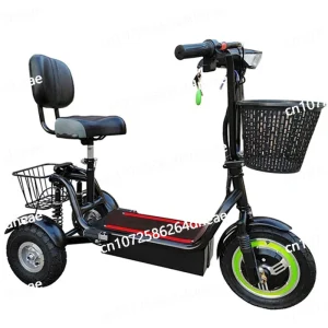 Electric tricycle 12-inch new men s and women s adult portable scooter folding mini small three-wheel battery car - AliExpress Kitchen,Dining & Bar