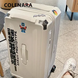 COLENARA Luggage Travel Bag Large-capacity Trolley Case ABS + PC Boarding Box Women's Password Box Men's Rolling Suitcase - AliExpress Luggage