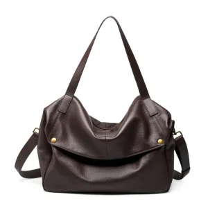 Large Capacity Genuine Top-Grain Soft Leather Tote Bag Durable Satchel Shoulder Purse Handbag for Work Travel Business Daily Use - AliExpress Women's Handbags