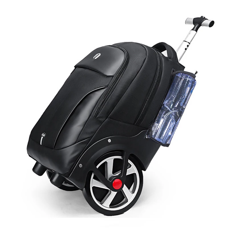 New design trolley rolling luggage bag big wheel trip shoulder bag travel men/women large-capacity suitcase boarding valise - AliExpress Luggage