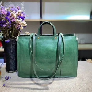 weekend work luxury genuine leather stitching women's tote bag fashion vintage designer handmade real cow leather big handbag - AliExpress Women's Handbags