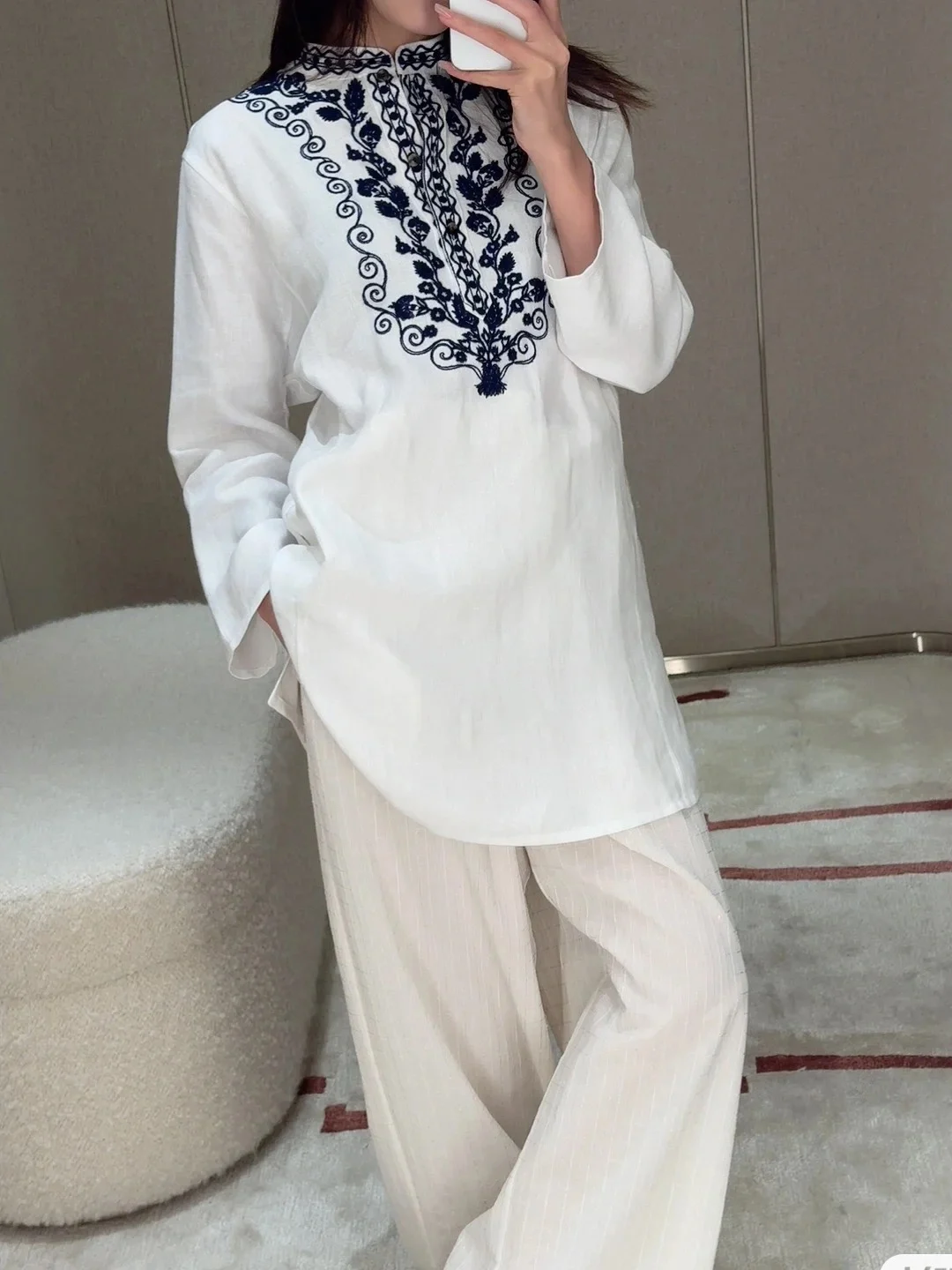 2026 Spring/Summer Women's Casual Linen Shirt — Resort-Style Fashion: Versatile, Elegant, Flattering, and Chic Design - AliExpress Shirts & Blouses