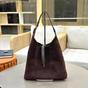 Suede Hobo Bag 2026 New Women Genuine Leather Soft Large Capacity Shoulder Bag Crossbody Bag For Daily Commuting - AliExpress Women's Handbags