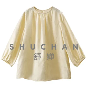 Heavy Natural Silk Blouse Weaving Gold Flower Dill Jacquard Seven-quarter Sleeve Shirt Women's 50K3 - AliExpress Shirts & Blouses