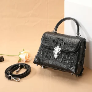 2025 New Skull Crocodile Leather Women's Handbag Fashion Lady Shoulder Bag Luxury Large Capacity Crossbody Bag 45 - AliExpress Women's Handbags